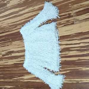 LAST CHANCE or CHARITY Love Riche off shoulder fringe sweater